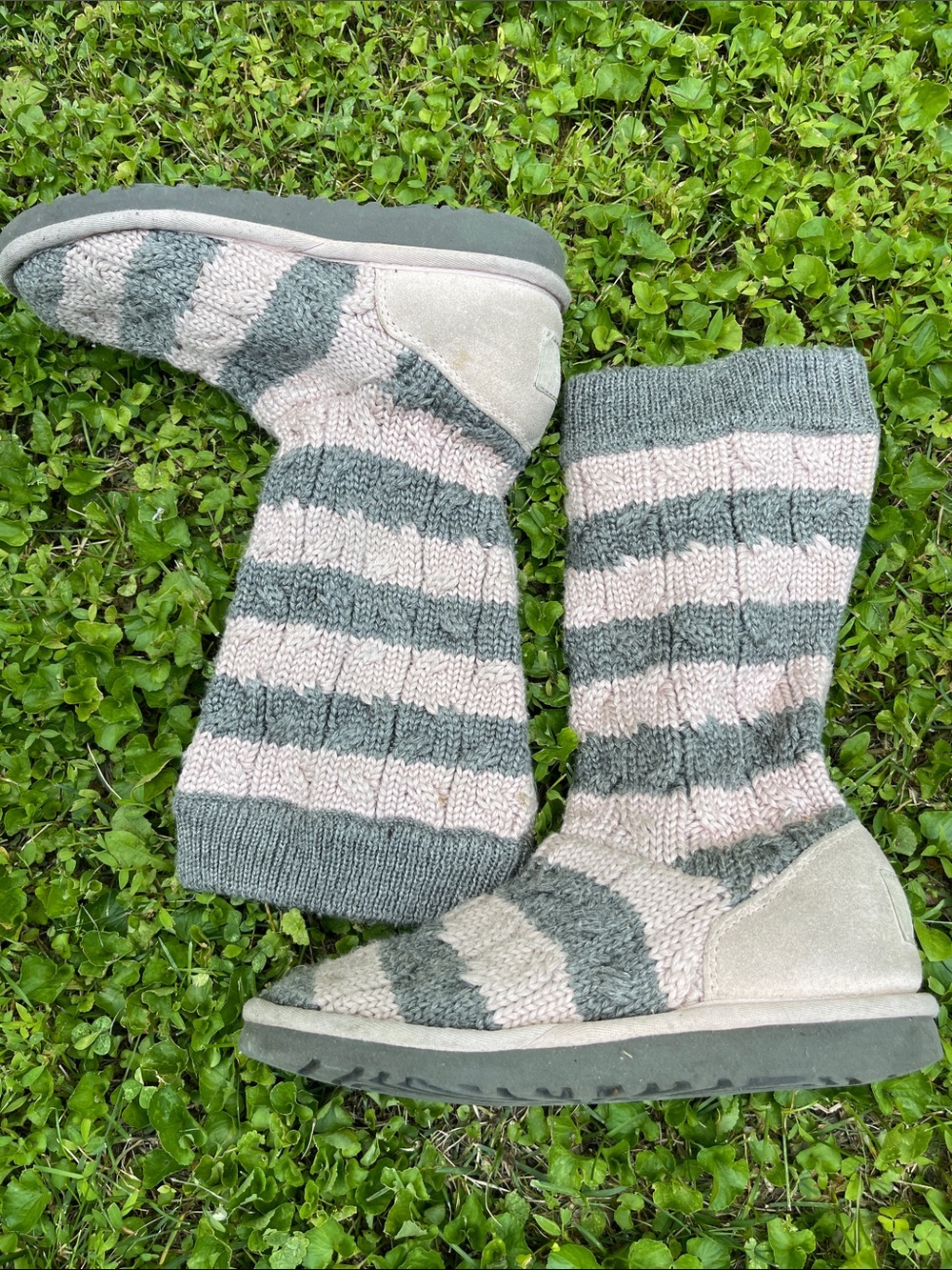 Ugg Boots Knit : Striped : Sweater Slouchy Uggs